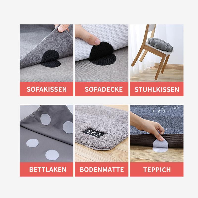 Gluschwein - Teppich verankert Haken