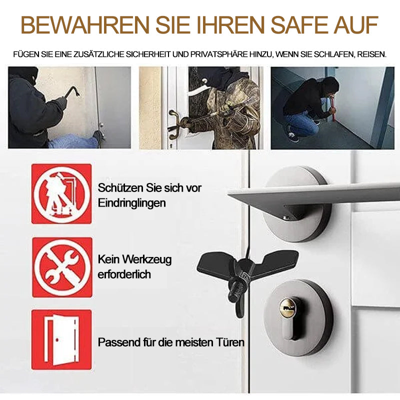 Gluschwein - Tragbarer Sicherheitstürstopper für Reisen