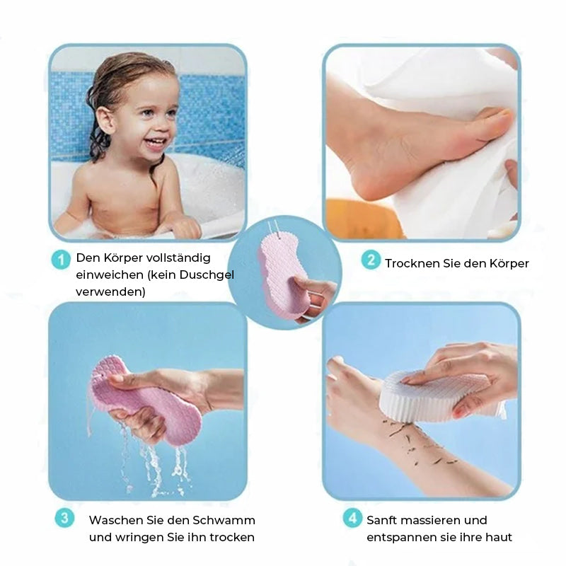 Gluschwein - Super weicher Peeling-Badeschwamm