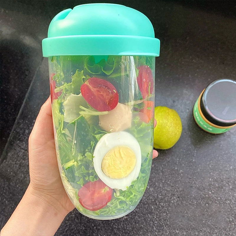 Gluschwein - Tragbare leichte Maurersalatbecher grün