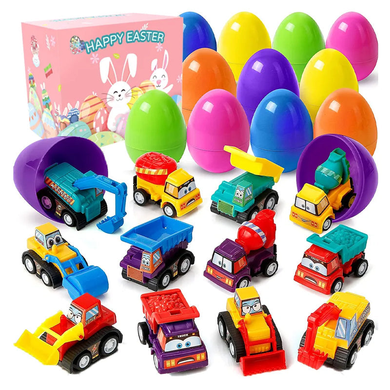 Gluschwein - Ostereierfüller mit Pull Back Cars Toy