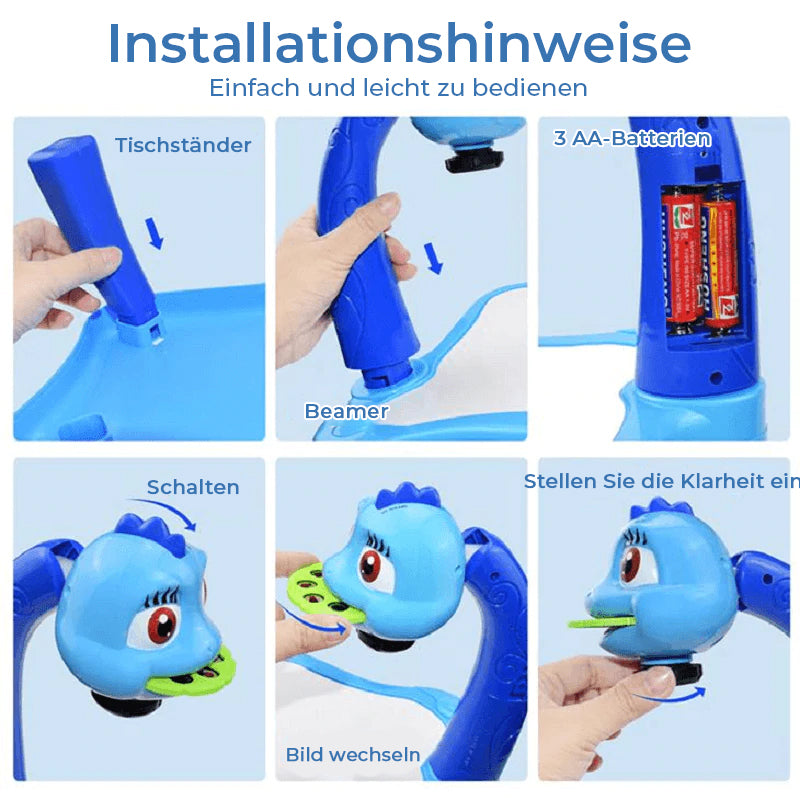 Gluschwein - Projektor-Zeichentisch für Kinder