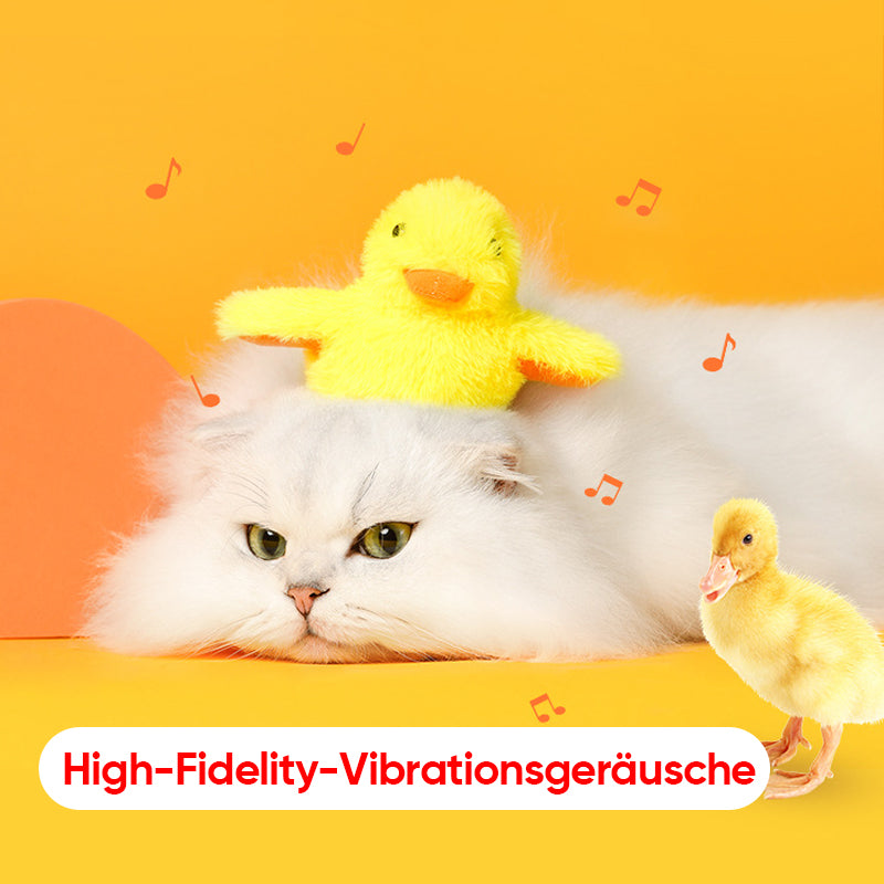 Gluschwein - Gelbes Entenspielzeug für Katze