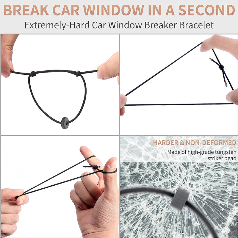 Gluschwein - Auto-Glasbrecher Escape-Armband