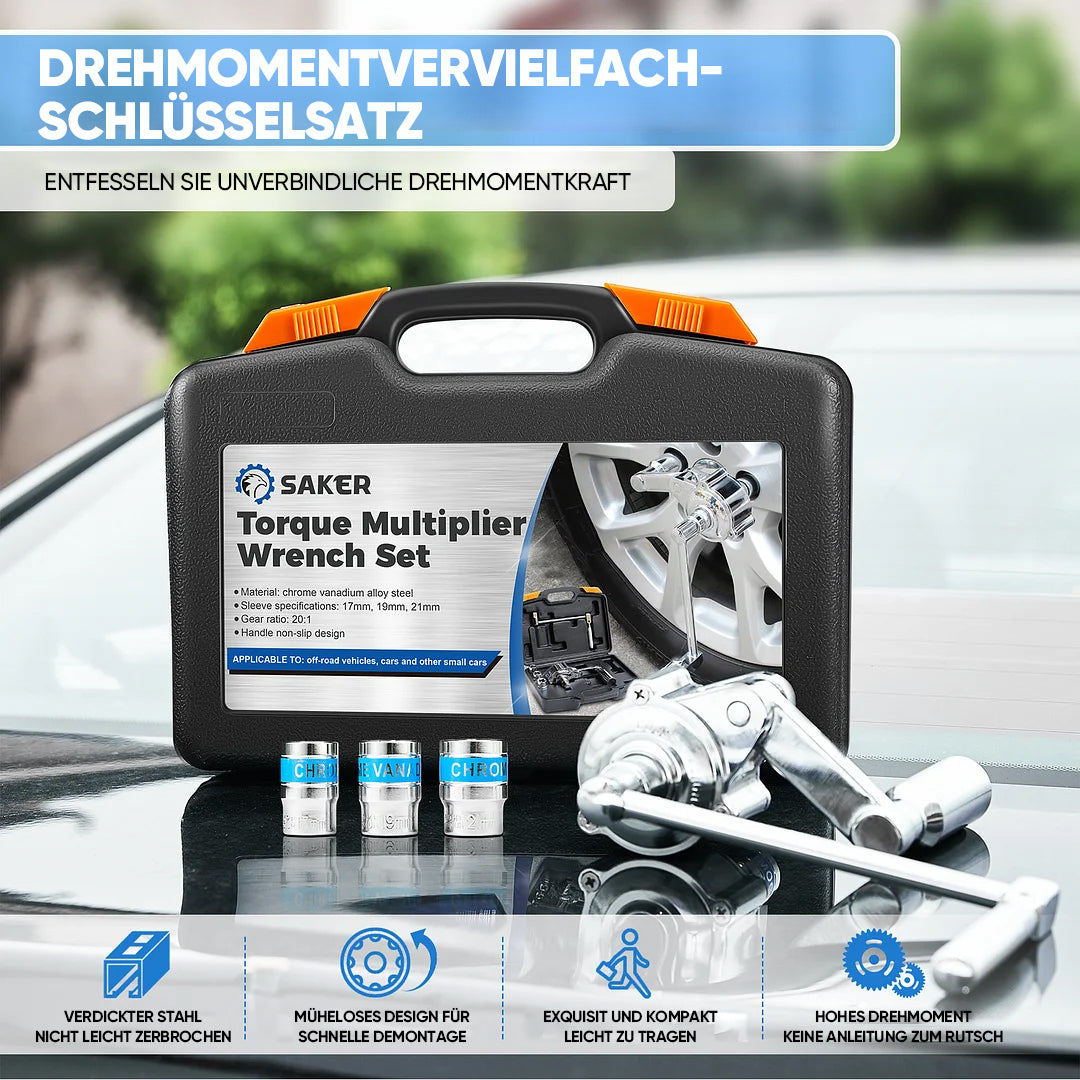 Gluschwein - Praktischer Drehmomentvervielfältigungsschlüsselsatz
