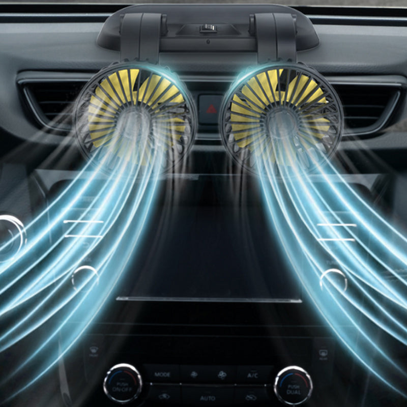 Gluschwein - Doppelkopf-Auto-Kühlung Luftumwälzung Fan