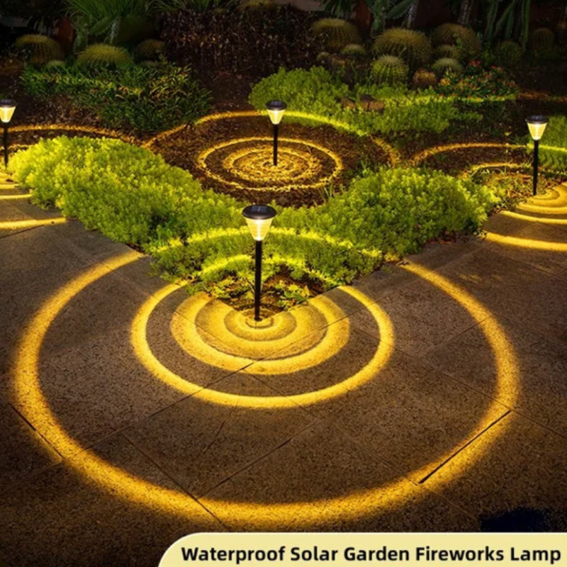 Gluschwein - Wasserdichte Solar-Rasenlampen (2 Stück)
