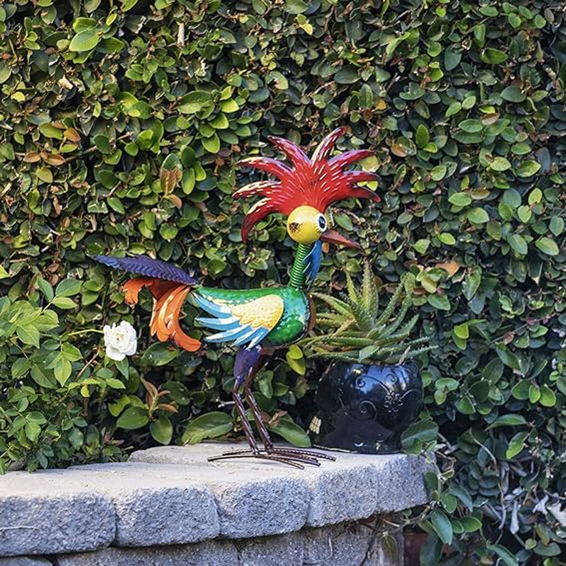 Gluschwein - Lustige Gartenhahnstatue🐓