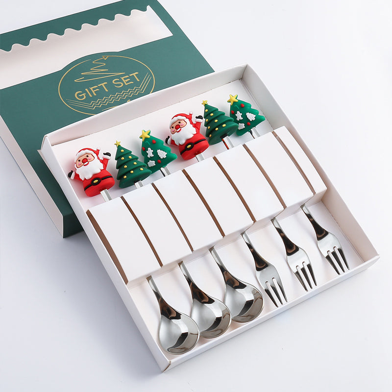 Ensemble de cuillères de Noël