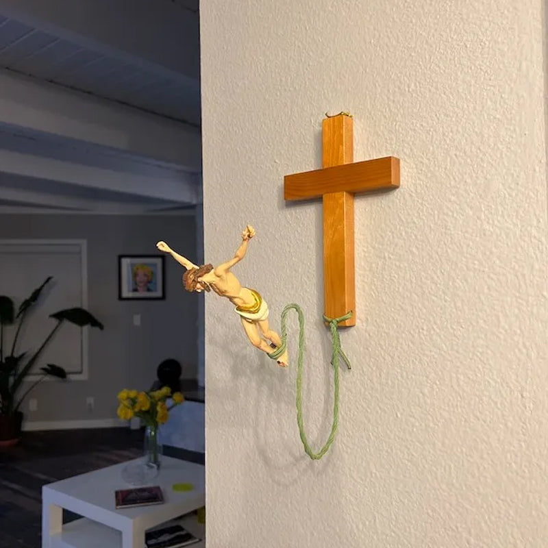 Gluschwein - Fliegendes Jesus-Ornament