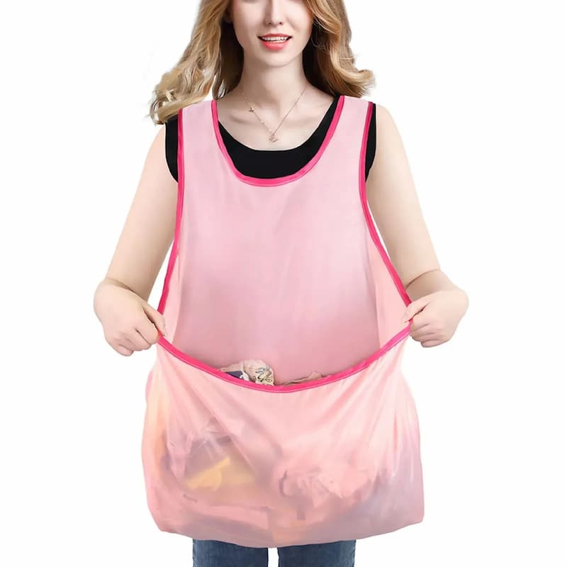 LaundryApron - Delantal con función de bolsa de ropa - Práctico y ajustable