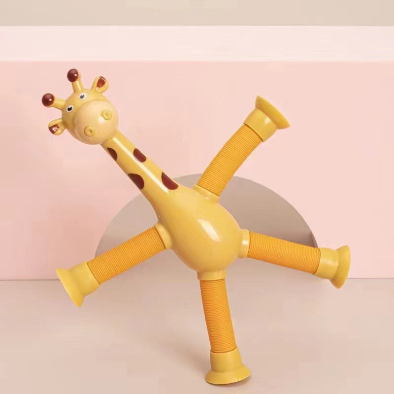 Gluschwein - Teleskop-Giraffenspielzeug mit Saugnapf