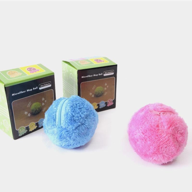 Gluschwein - Elektrisches Kugelspielzeug für Haustiere mit Plüschhülle