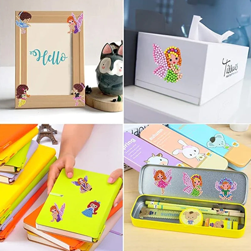 Gluschwein - DIY Cartoon-Diamantmalerei für Kinder