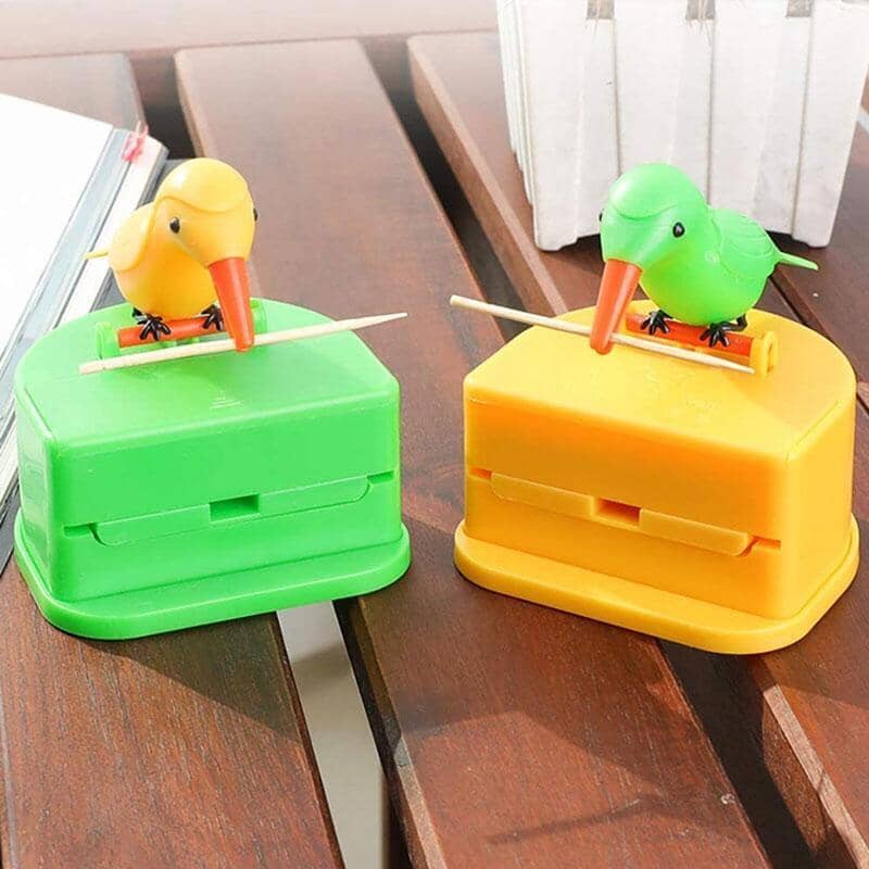 Gluschwein - Kreativer automatischer Zahnstocherbox-Karikaturvogel