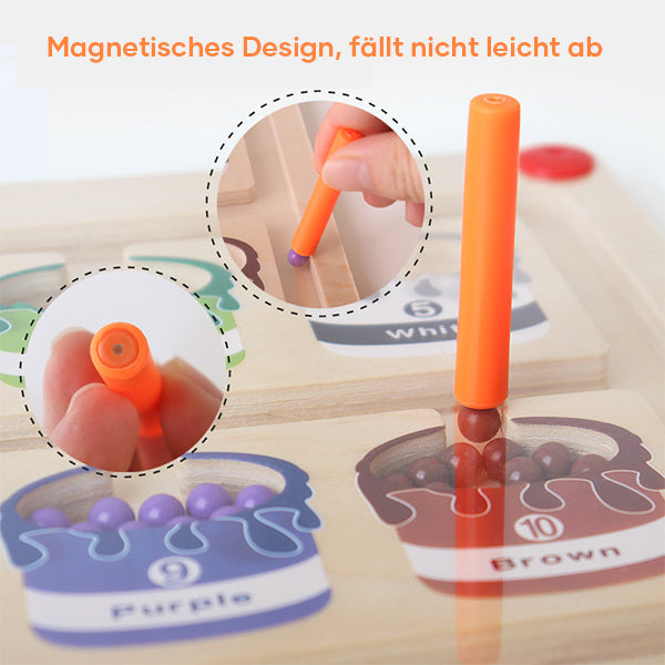 Gluschwein - Magnetisches Farb- und Zahlenlabyrinth