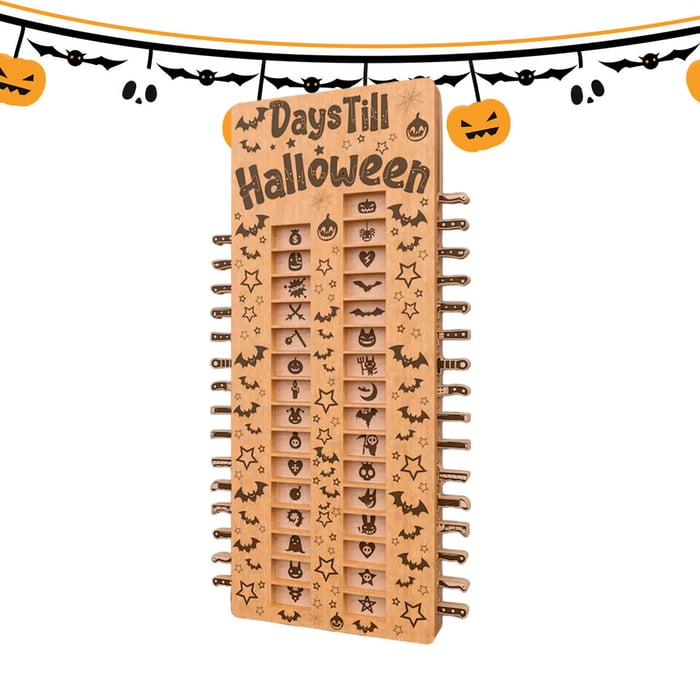 Calendrier de l'Avent effrayant pour Halloween