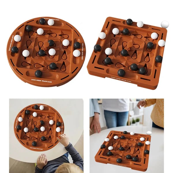 Juego de mesa educativo de lógica orbital.