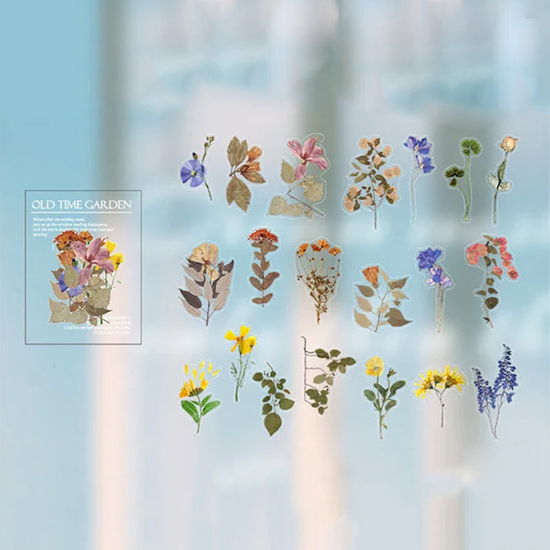 Gluschwein - PET-Aufkleber-Set der Memory Garden-Serie Stil C