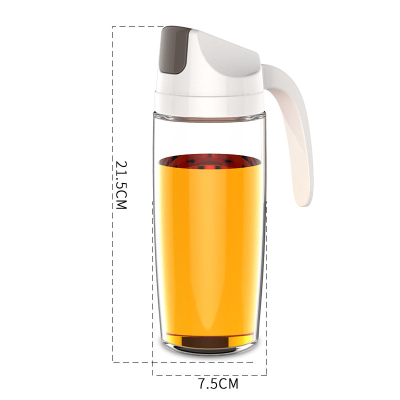 Gluschwein - Glass Oiler Anti-Leck-Ölflasche für den Haushalt 600ml Weiss