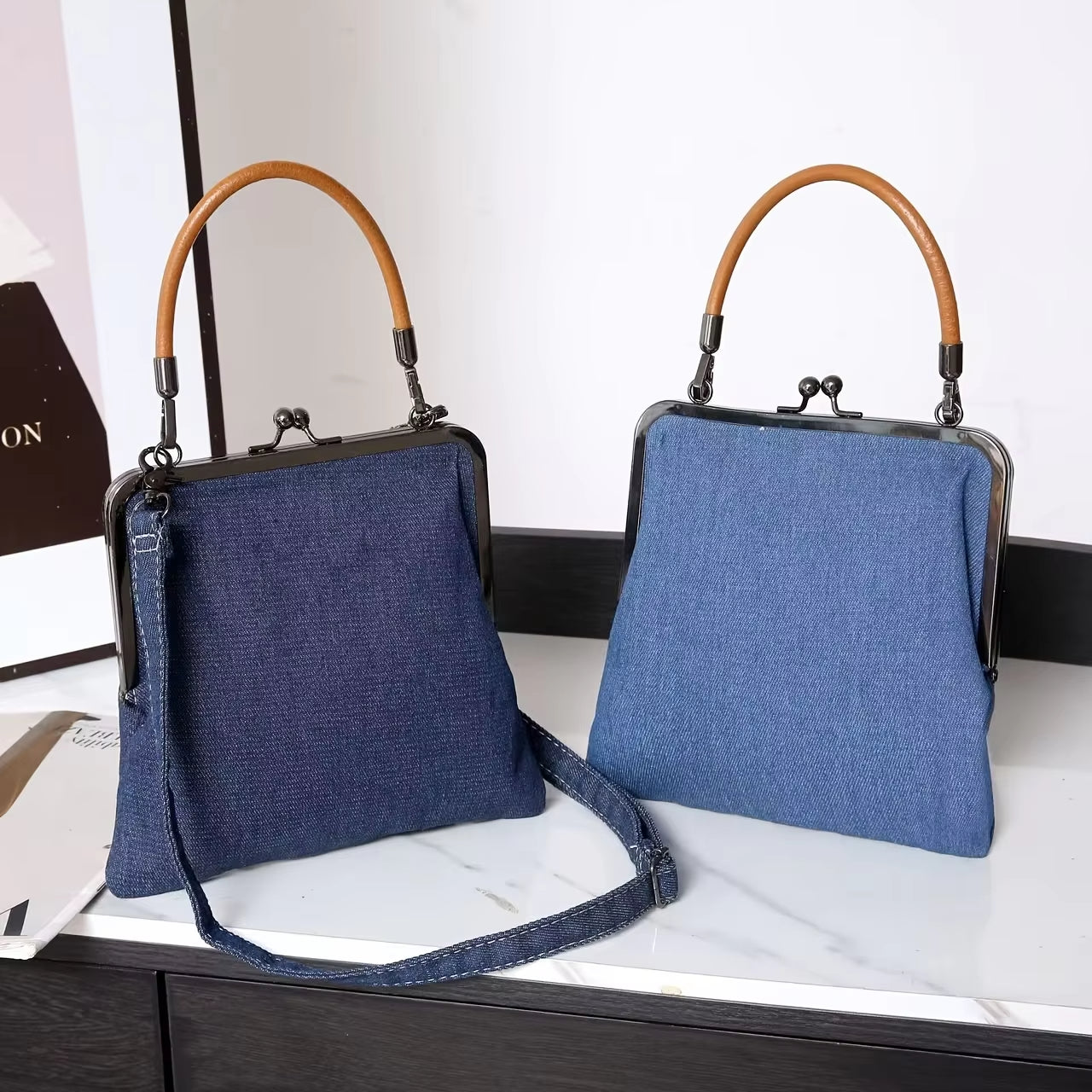 Racil - Sac bandoulière en jean