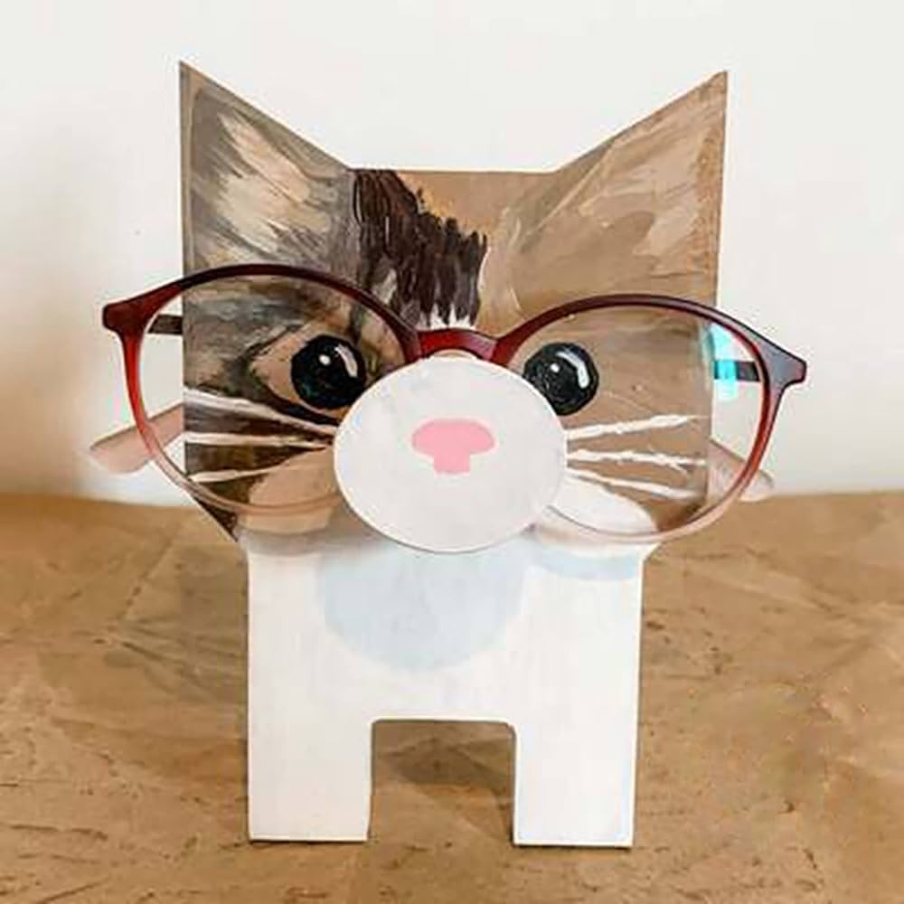 1+1 Gratis | EyeBuddy™ Portagafas de Madera con Forma de Animal
