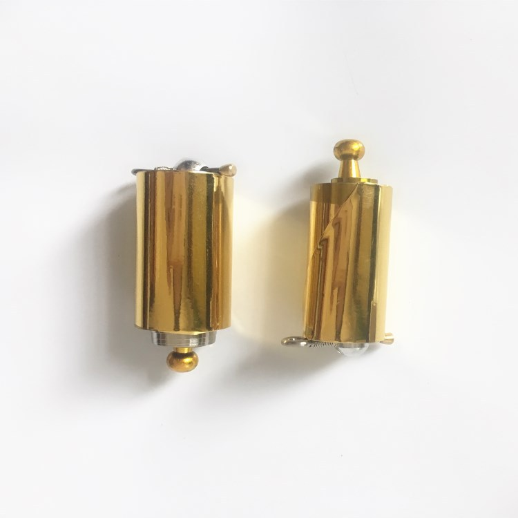 Gluschwein - Tragbarer Metallstab für Selbstverteidigung und Zauberkunst Gold