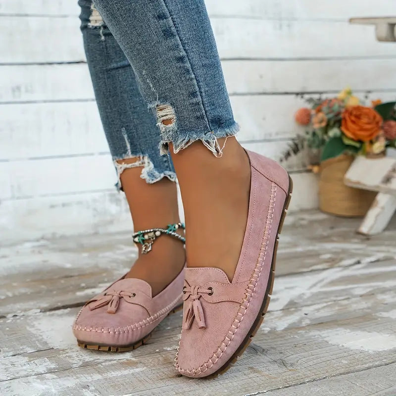 Carina | Mocassins en cuir pour femme avec support orthopédique