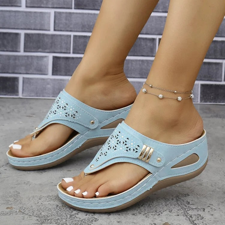 Tiara | Sandales compensées élégantes