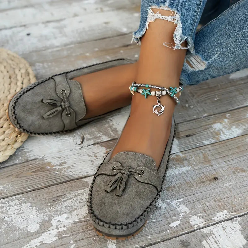 Carina | Mocassins en cuir pour femme avec support orthopédique