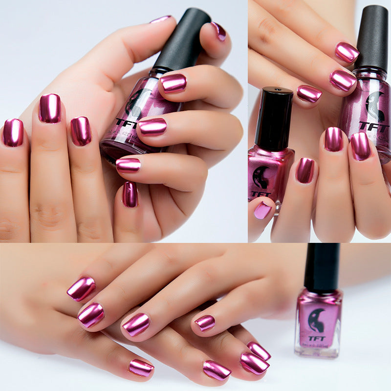 Gluschwein - Spiegel-Nagellack Lila