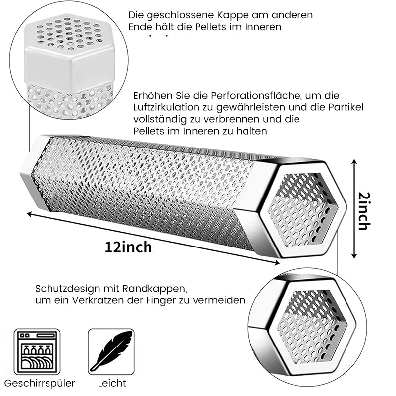 Gluschwein - Pellet-Räucherrohre für alle Grills oder Räuchergeräte