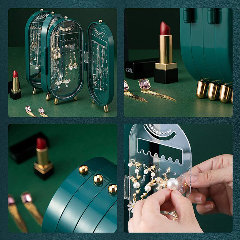 Gluschwein - Faltbarer Schmuck-Organizer, Ohrringhalter, Spiegelschmuck