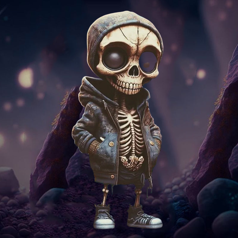 Gluschwein - Totenkopf-Puppenornamente