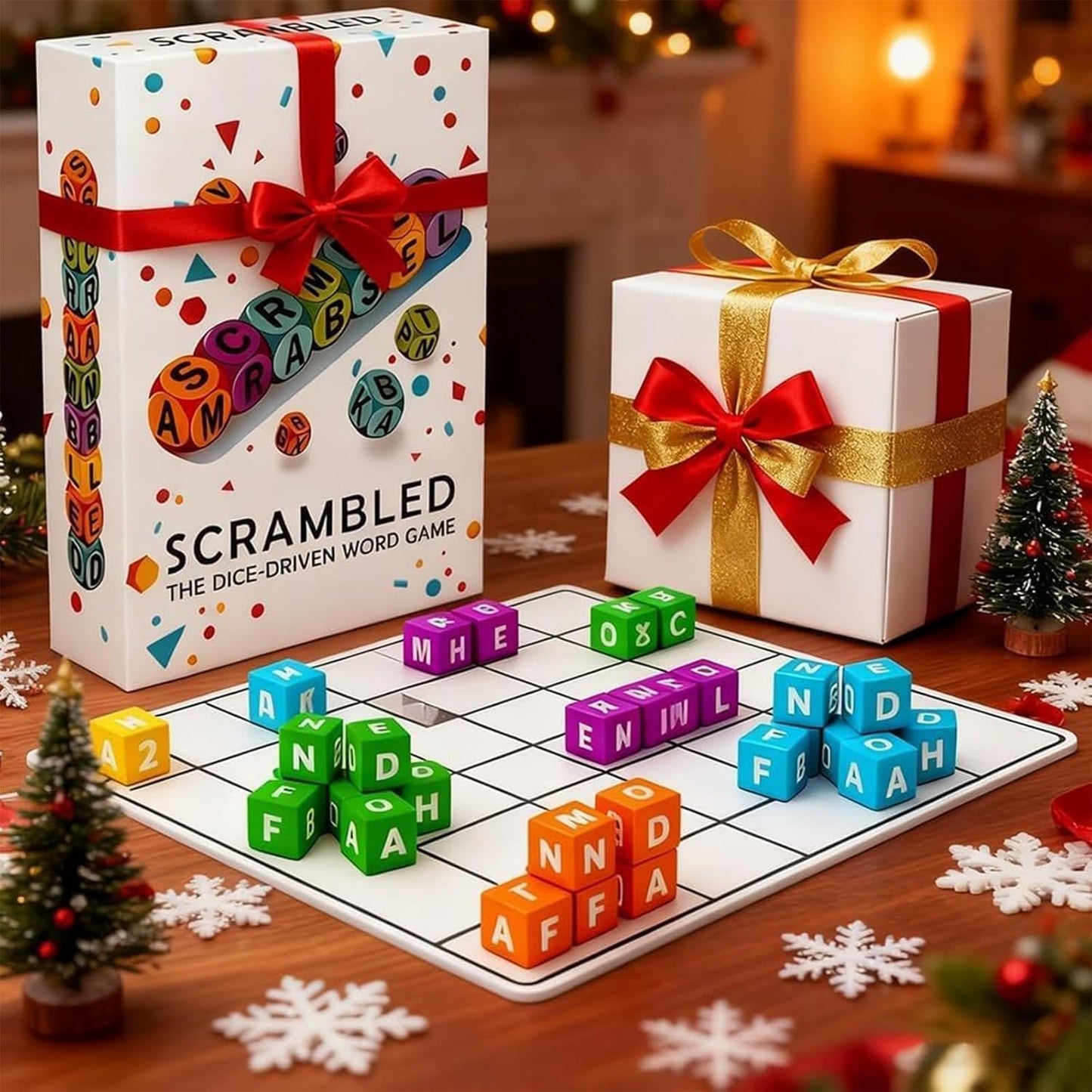 Gluschwein - DiceLetter - Würfel-Wortspiel – Gehirntrainingsspiel