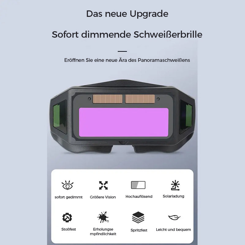 Gluschwein - Brennende Augenschutzbrille zum Schweißen