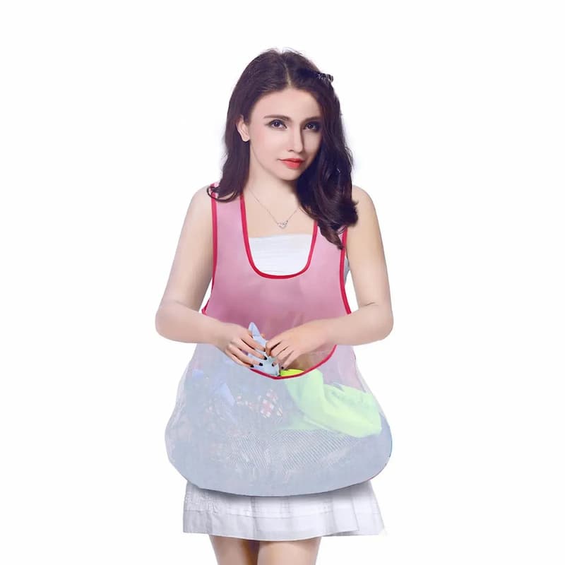 LaundryApron - Delantal con función de bolsa de ropa - Práctico y ajustable