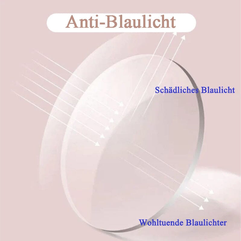 Gluschwein - Modische randlose Anti-Blaulicht Lesebrille