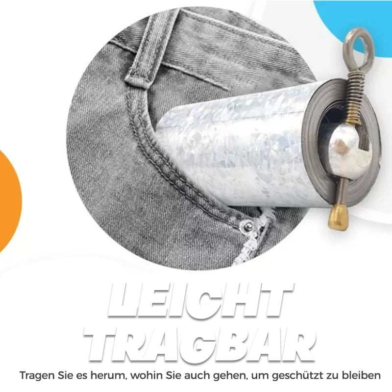 Gluschwein - Tragbarer Metallstab für Selbstverteidigung und Zauberkunst