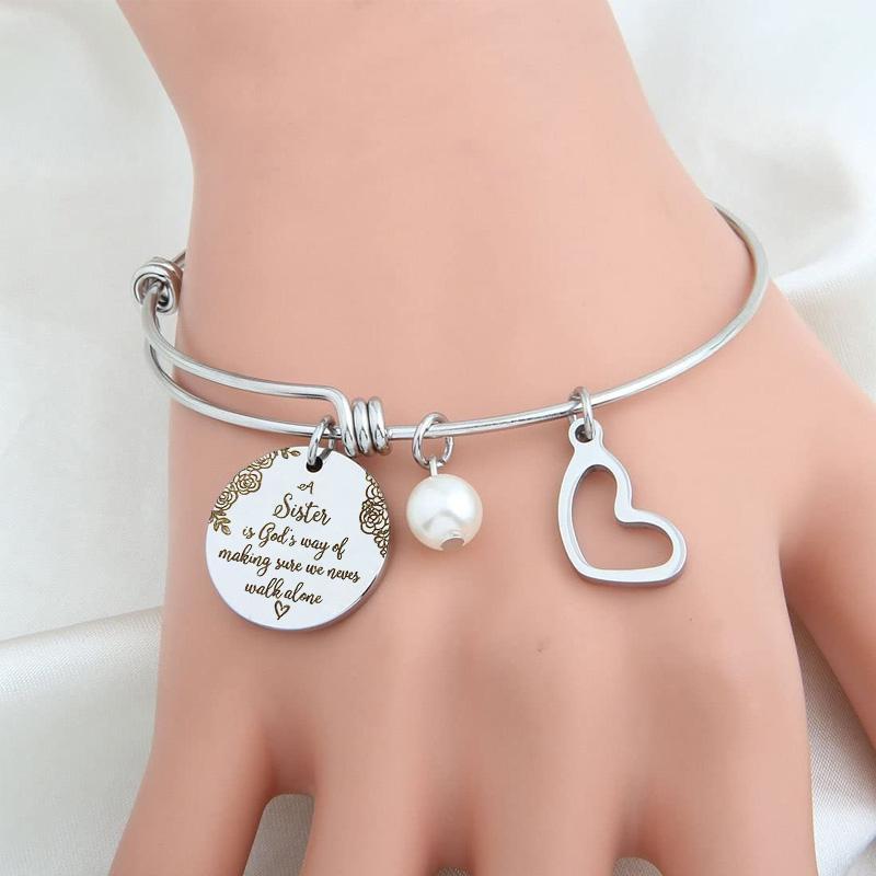 Gluschwein - Gehe niemals allein - Schwestern Armband