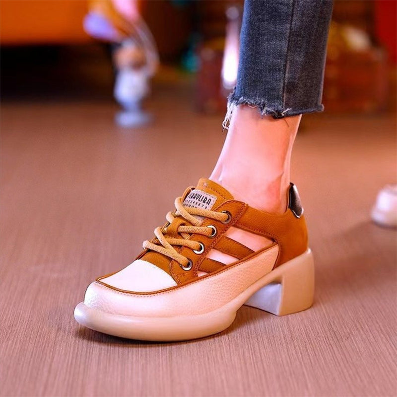 Gluschwein - Damen Sommer neue hohle hochhackige Sandalen