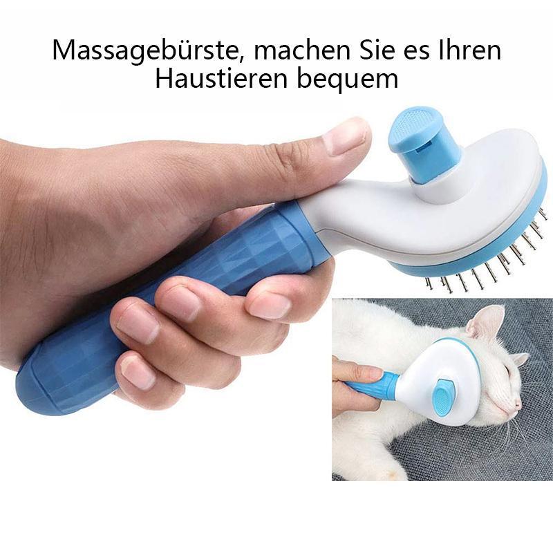 Gluschwein - Haarentfernungskamm für Haustiere Selbstreinigender Kamm