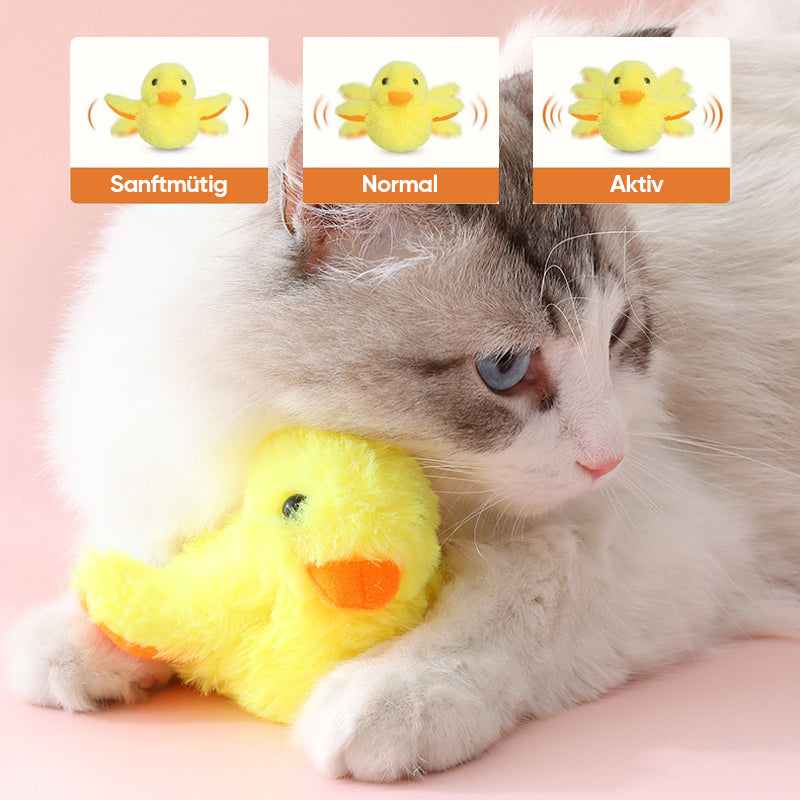 Gluschwein - Gelbes Entenspielzeug für Katze