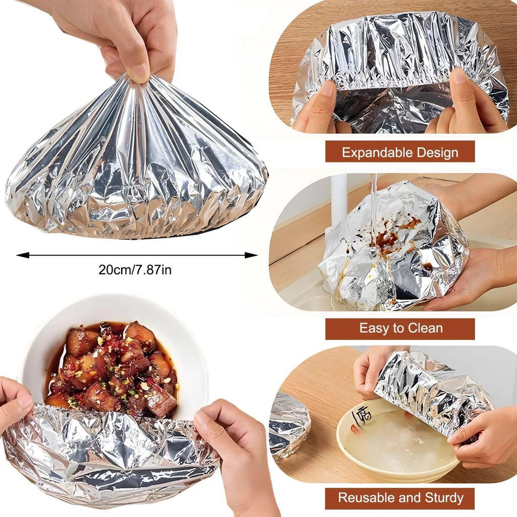 Gluschwein - PlateCover - Wiederverwendbare Lebensmittelabdeckungen aus Aluminium