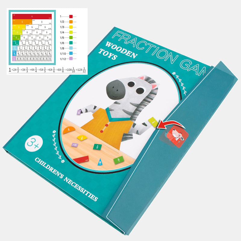 Gluschwein - Magnetisches Buch-Bruchteil-Puzzle für Kinder