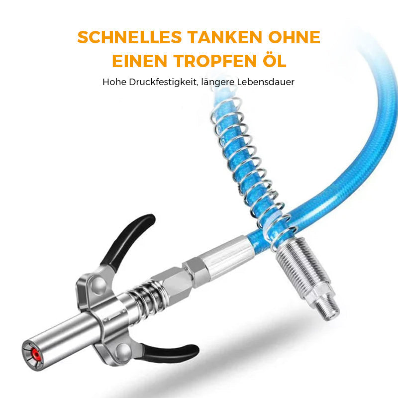 Gluschwein - Schmiernippel für Getriebe Doppelgriff-Getriebeöldüse + 30 cm Schlauch