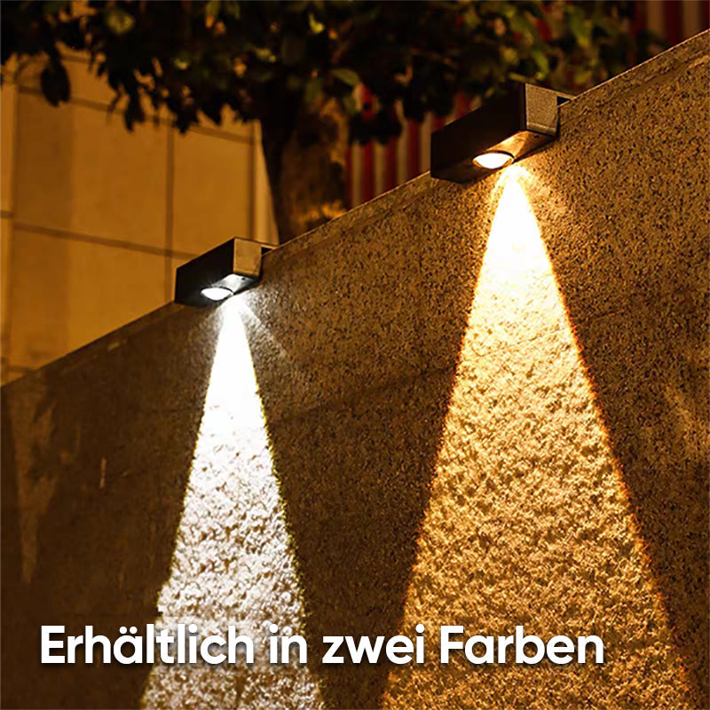 Gluschwein - Superhelle Solar-Wandleuchte
