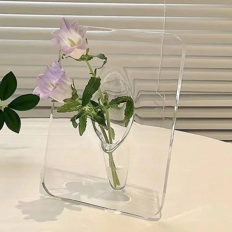 Gluschwein - Kreative transparente Bilderrahmenvase aus Acryl