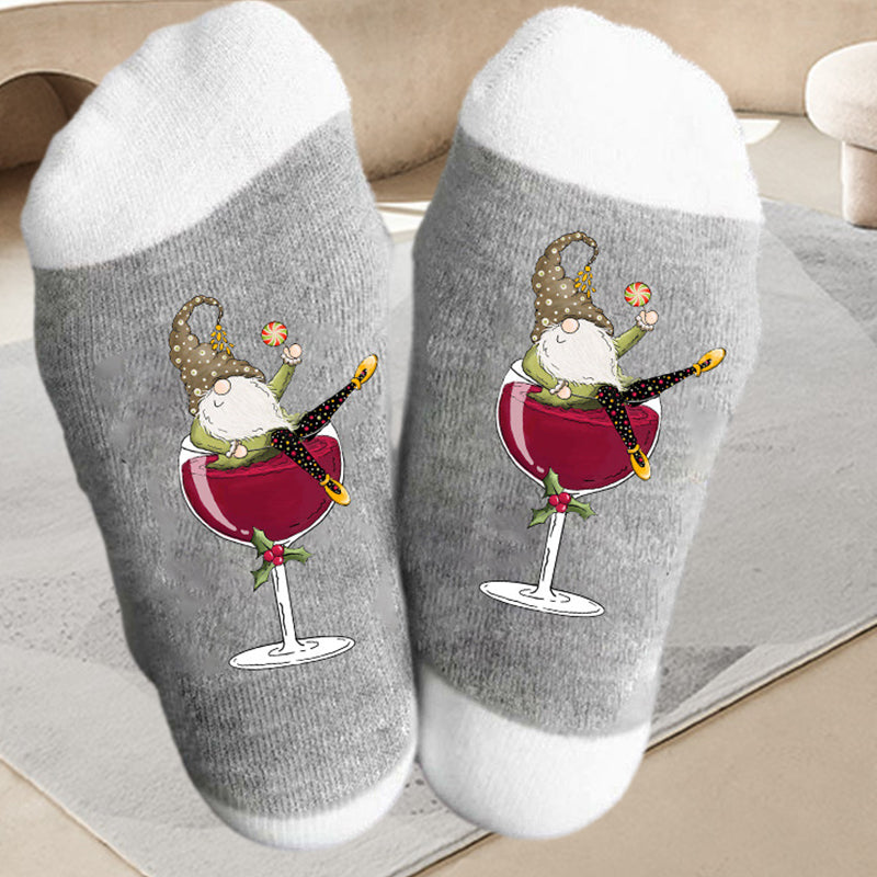 Gluschwein - 🧦Weinglas Unisex Crew Socken🧦