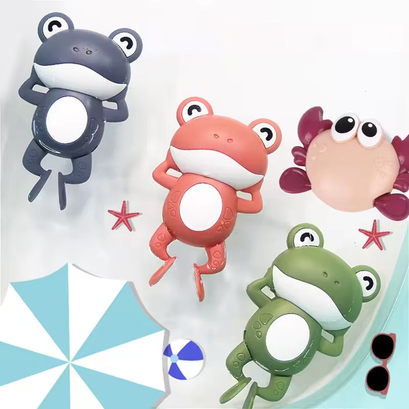 Gluschwein - Baby Dusche Uhrwerk Niedliches Tier schwimmender Frosch